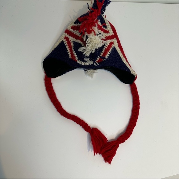 Vintage 90s handmade knit UK punk Mohawk hat - Picture 4 of 9